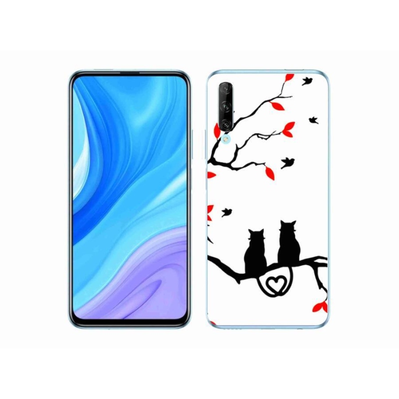 Gelový kryt mmCase na mobil Huawei P Smart Pro (2019) - kočičí láska