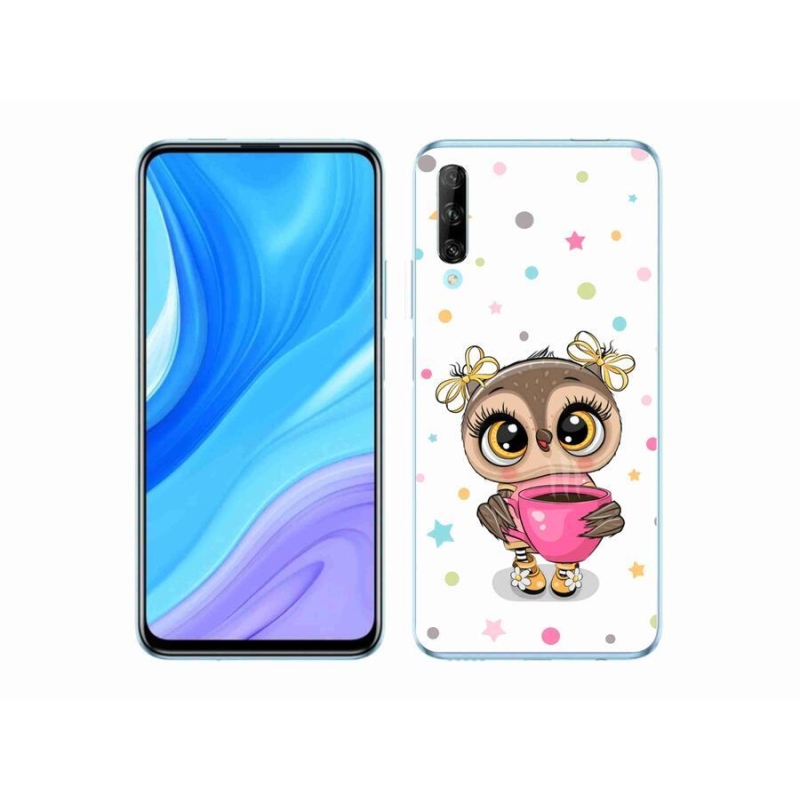 Gelový kryt mmCase na mobil Huawei P Smart Pro (2019) - kreslená sovička