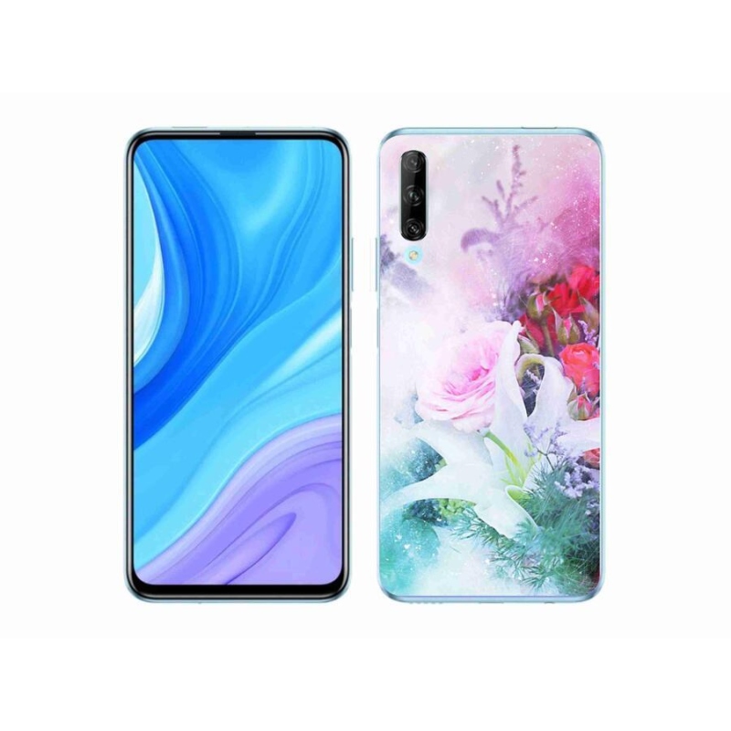 Gelový kryt mmCase na mobil Huawei P Smart Pro (2019) - květiny 4