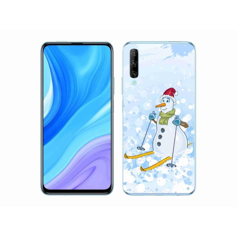 Gelový kryt mmCase na mobil Huawei P Smart Pro (2019) - sněhulák