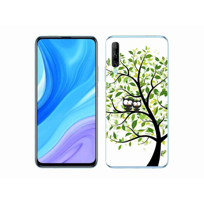 Gelový kryt mmCase na mobil Huawei P Smart Pro (2019) - sovičky na stromě