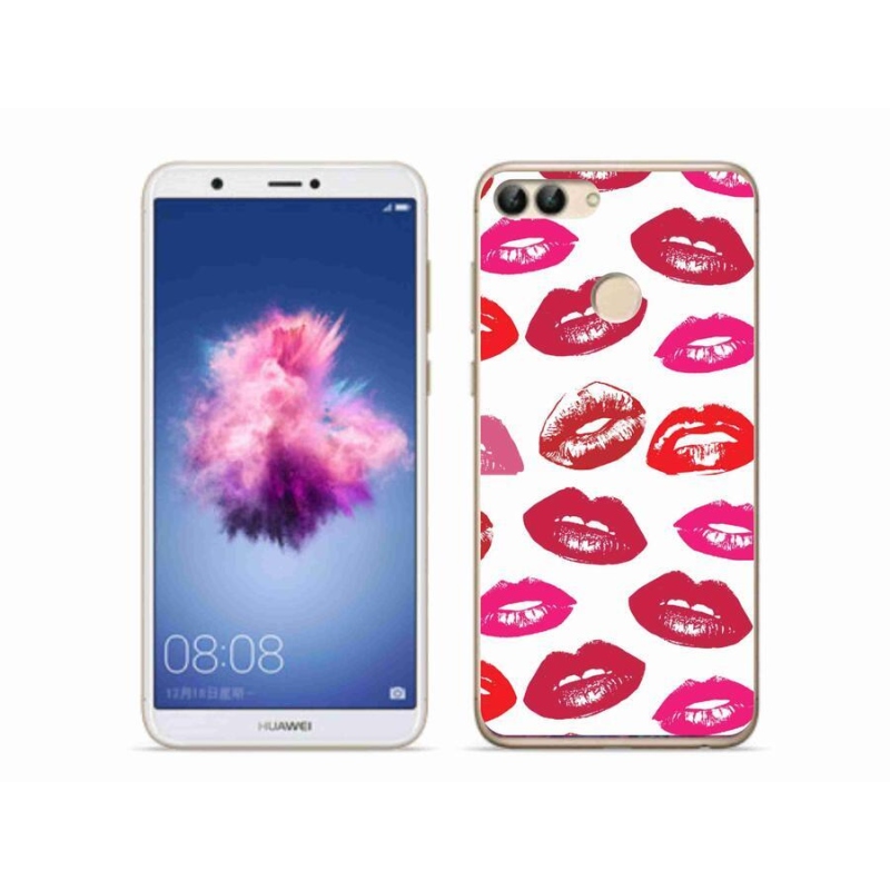 Gelový kryt mmCase na mobil Huawei P Smart - rty