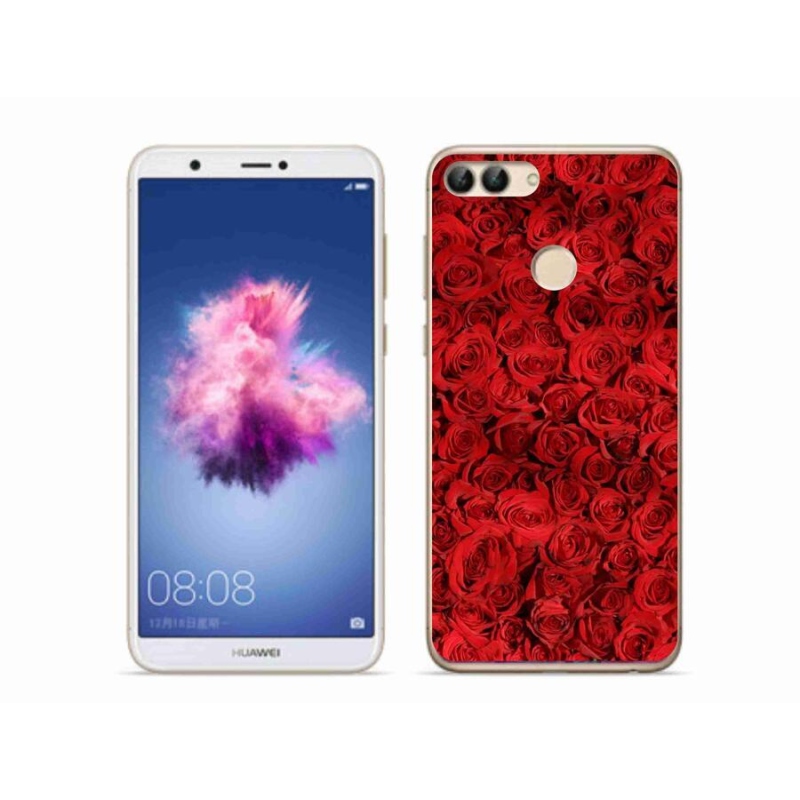 Gelový kryt mmCase na mobil Huawei P Smart - růže