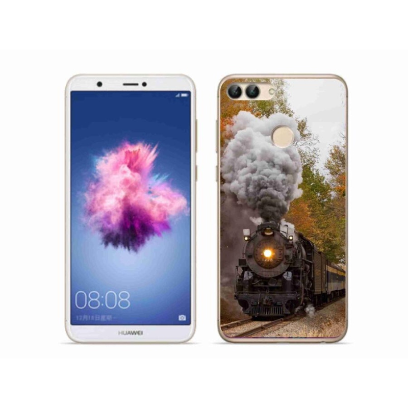 Gelový kryt mmCase na mobil Huawei P Smart - vlak 1