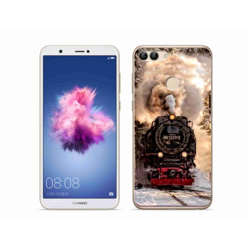 Gelový kryt mmCase na mobil Huawei P Smart - vlak