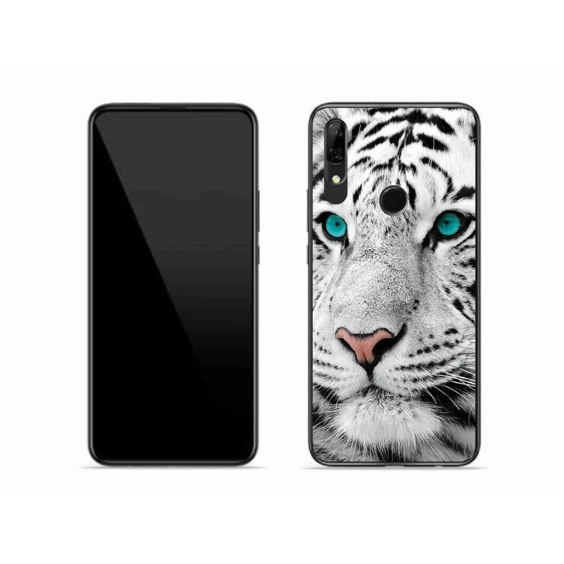 Gelový kryt mmCase na mobil Huawei P Smart Z - bílý tygr