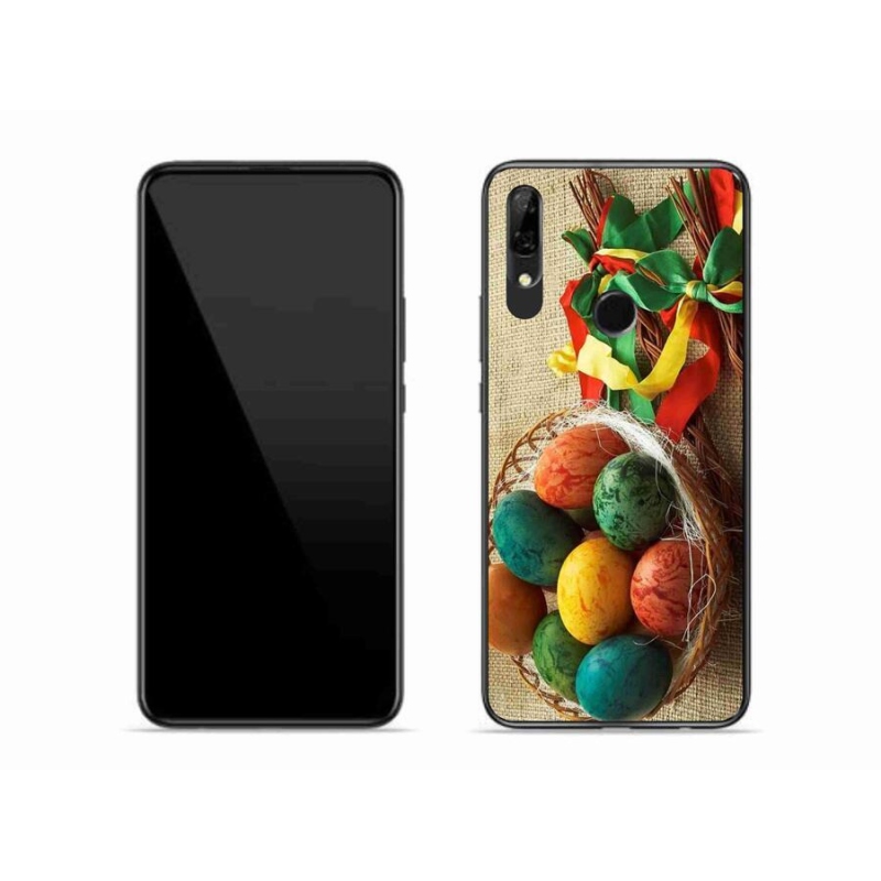 Gelový kryt mmCase na mobil Huawei P Smart Z - pomlázky a vajíčka