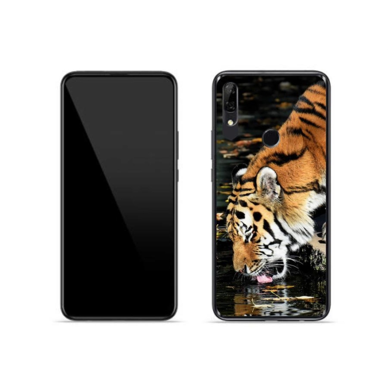 Gelový kryt mmCase na mobil Huawei P Smart Z - žíznivý tygr