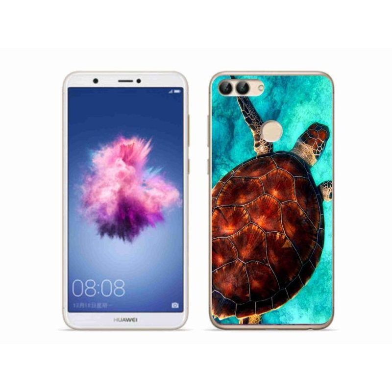 Gelový kryt mmCase na mobil Huawei P Smart - želva