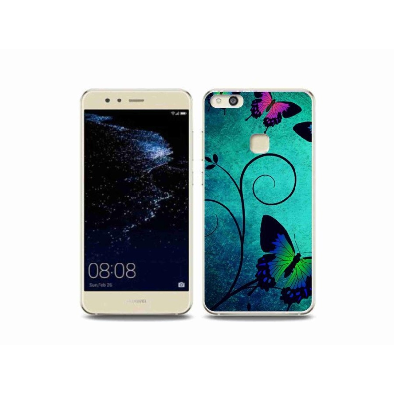Gelový kryt mmCase na mobil Huawei P10 Lite - barevní motýli