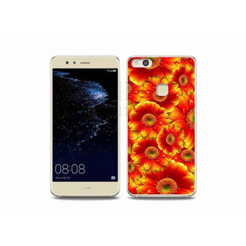 Gelový kryt mmCase na mobil Huawei P10 Lite - gerbera 1
