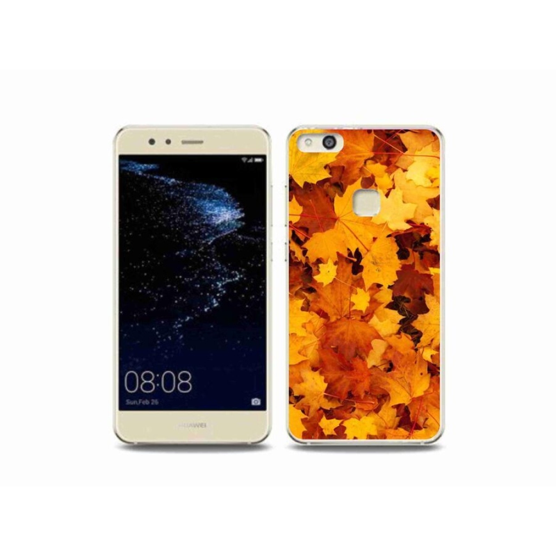 Gelový kryt mmCase na mobil Huawei P10 Lite - javorové listy