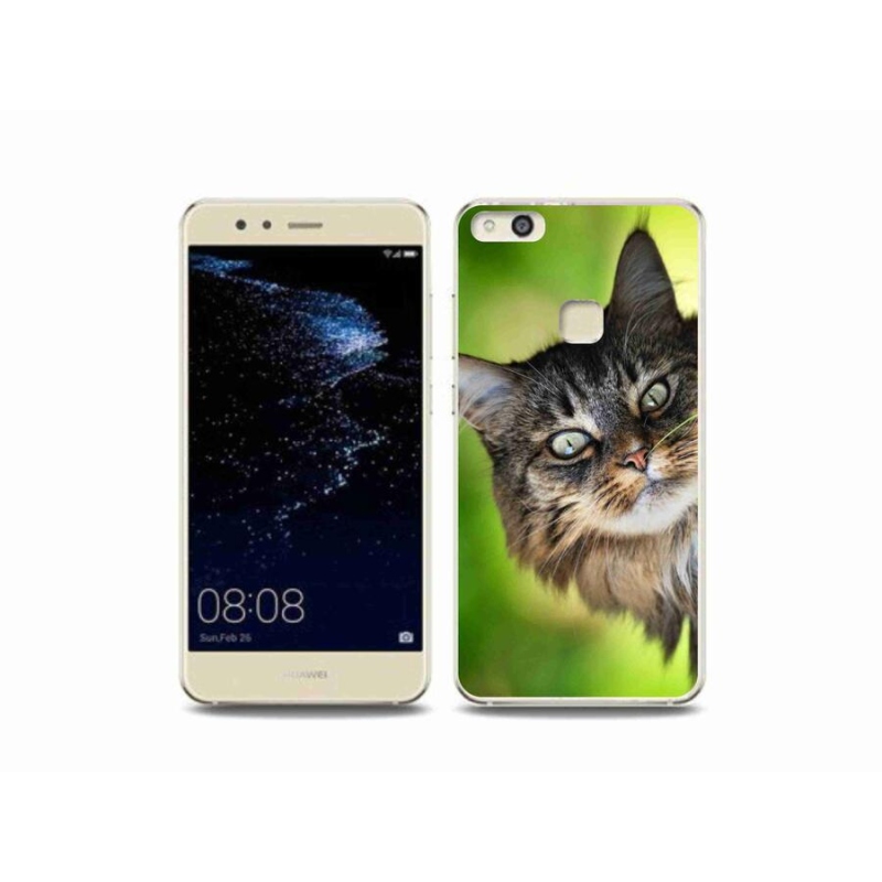 Gelový kryt mmCase na mobil Huawei P10 Lite - kočka 3