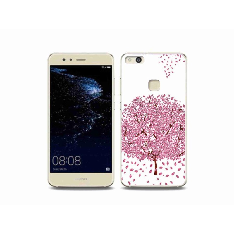 Gelový kryt mmCase na mobil Huawei P10 Lite - kreslený strom s listy