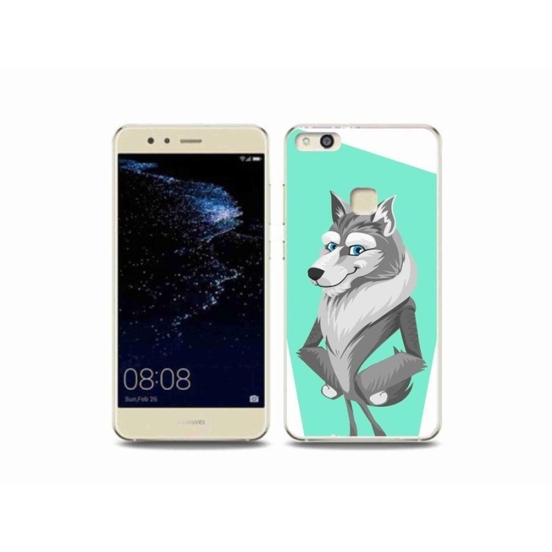 Gelový kryt mmCase na mobil Huawei P10 Lite - kreslený vlk