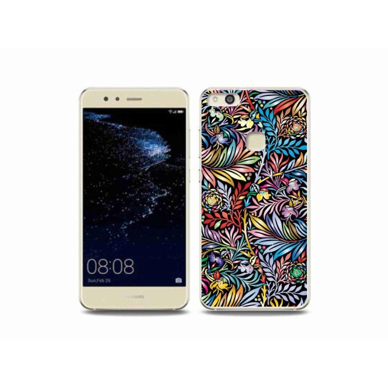 Gelový kryt mmCase na mobil Huawei P10 Lite - květiny 5