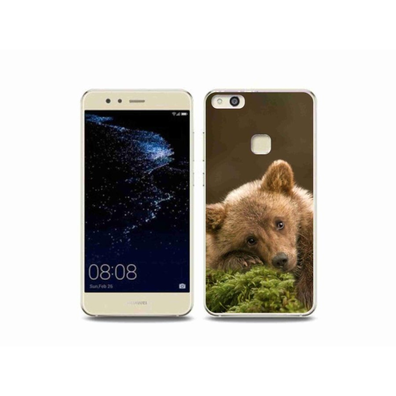 Gelový kryt mmCase na mobil Huawei P10 Lite - medvěd