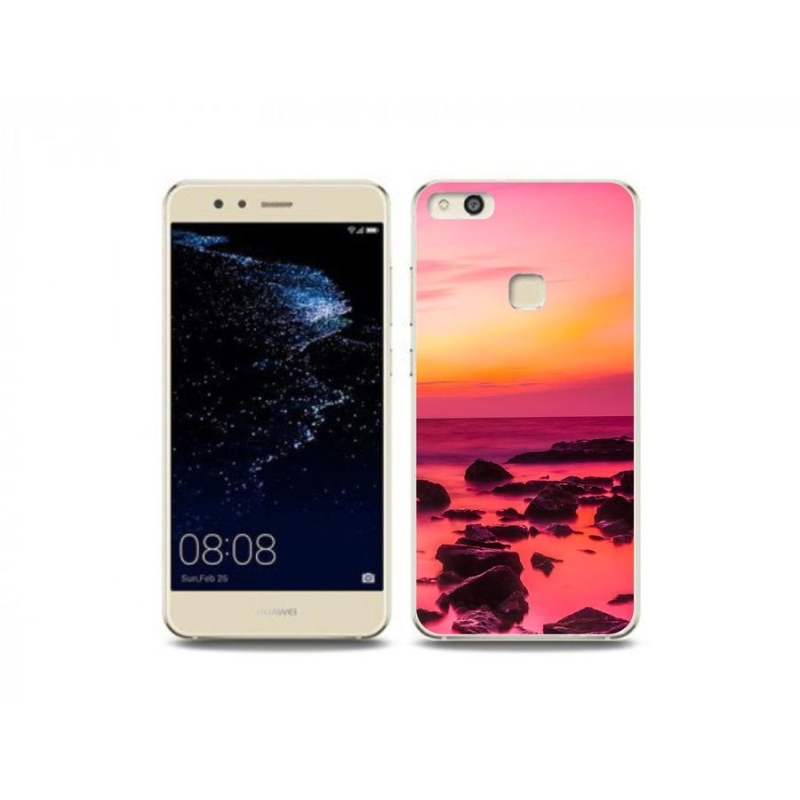 Gelový kryt mmCase na mobil Huawei P10 Lite - moře a záře