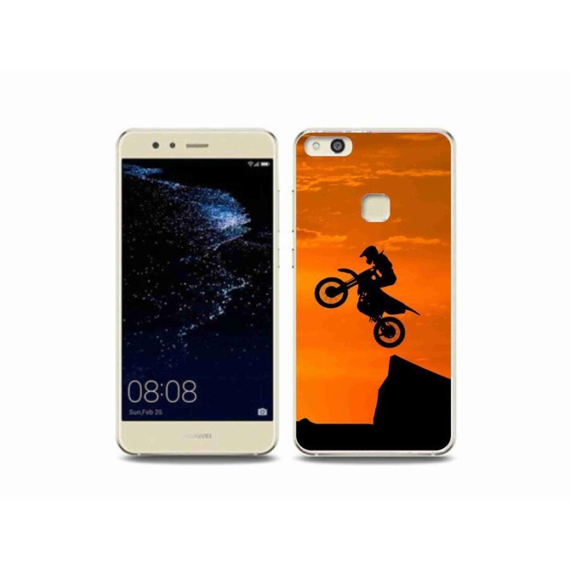 Gelový kryt mmCase na mobil Huawei P10 Lite - motocross
