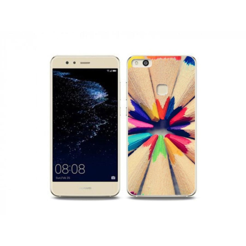 Gelový kryt mmCase na mobil Huawei P10 Lite - pastelky