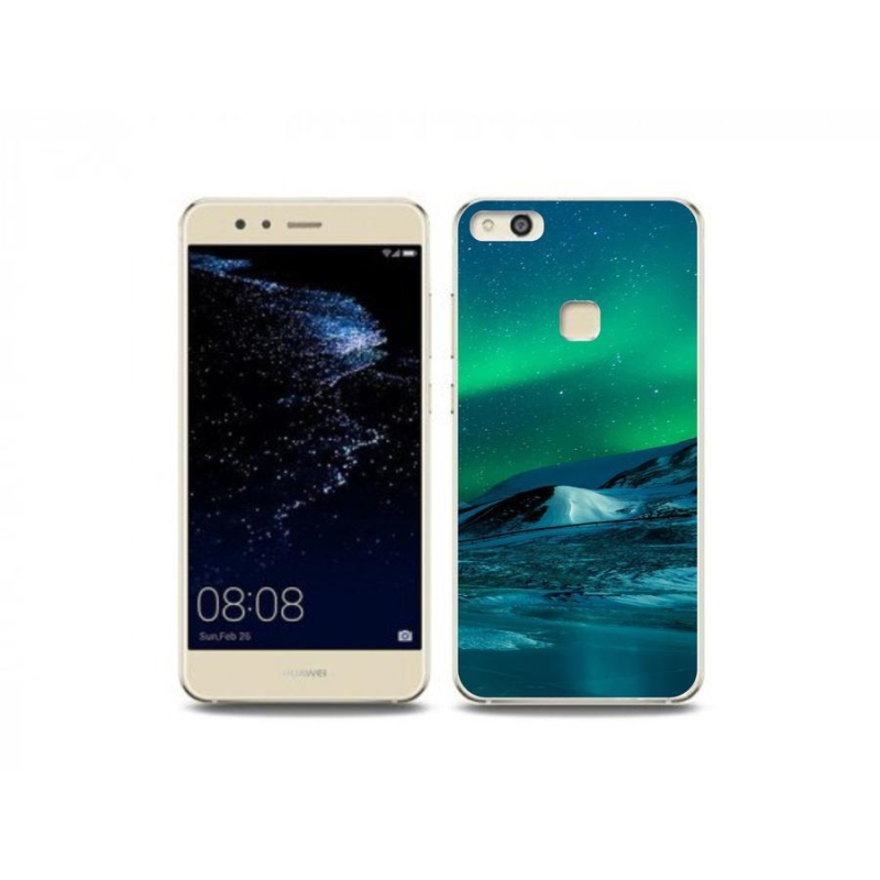 Gelový kryt mmCase na mobil Huawei P10 Lite - polární záře