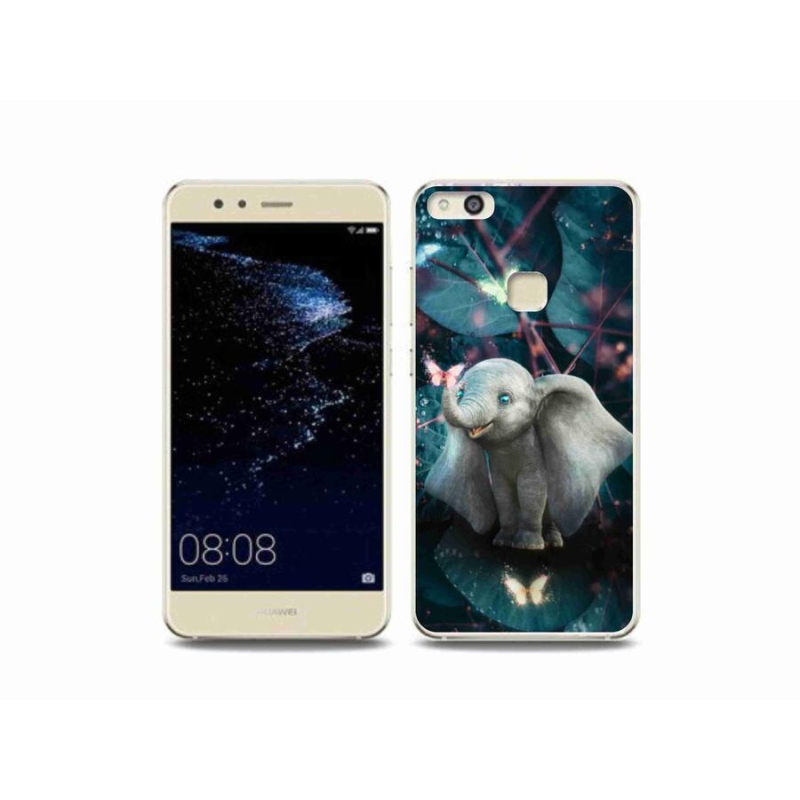 Gelový kryt mmCase na mobil Huawei P10 Lite - roztomilý slon