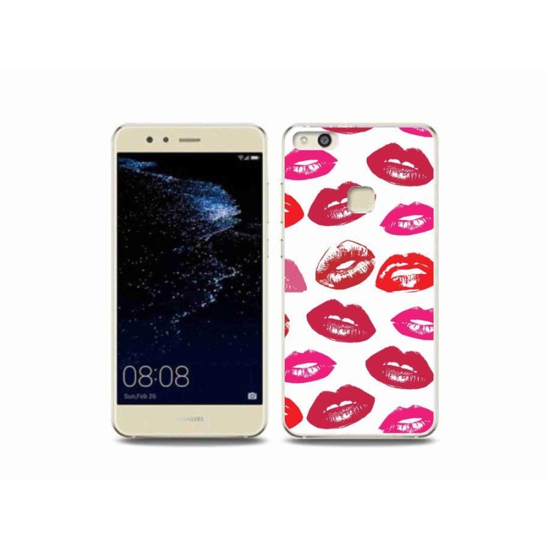 Gelový kryt mmCase na mobil Huawei P10 Lite - rty