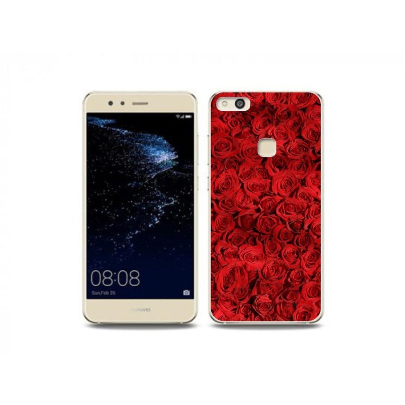 Gelový kryt mmCase na mobil Huawei P10 Lite - růže