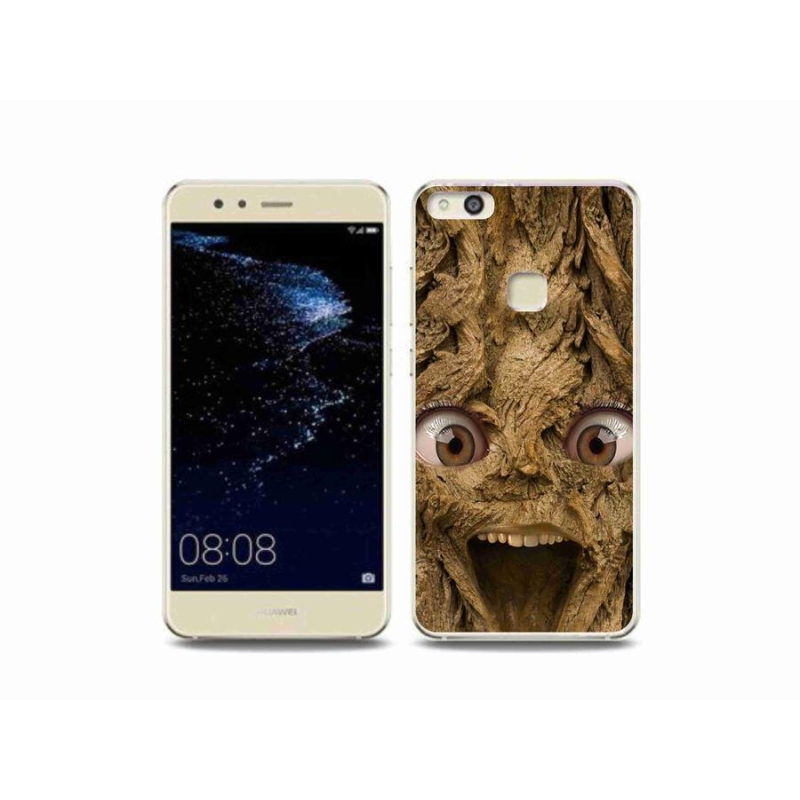 Gelový kryt mmCase na mobil Huawei P10 Lite - veselý strom s očima