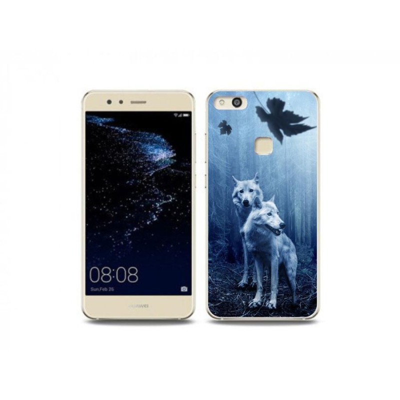 Gelový kryt mmCase na mobil Huawei P10 Lite - vlci v lese
