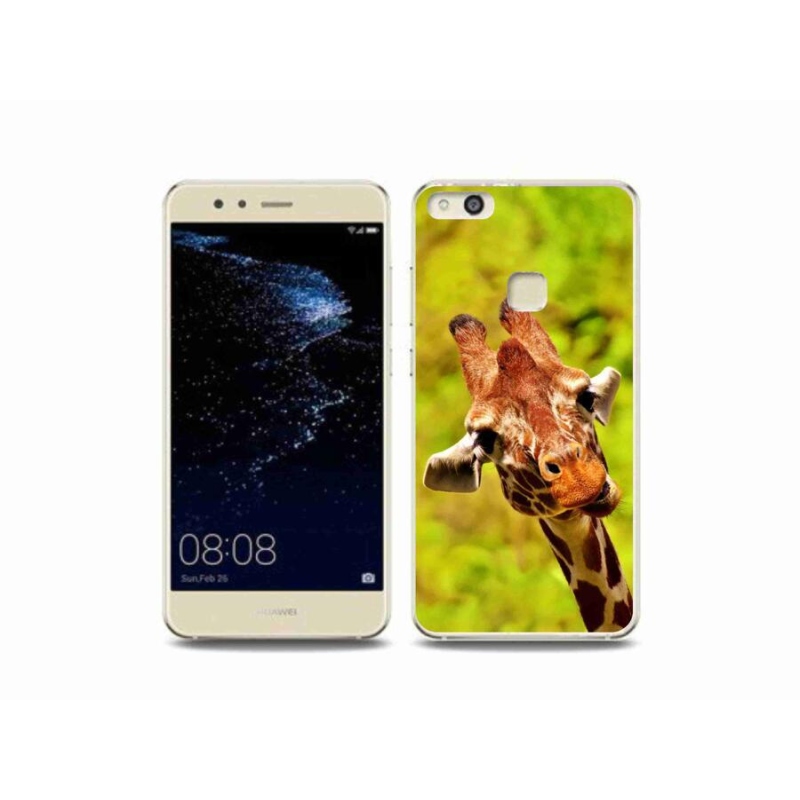 Gelový kryt mmCase na mobil Huawei P10 Lite - žirafa