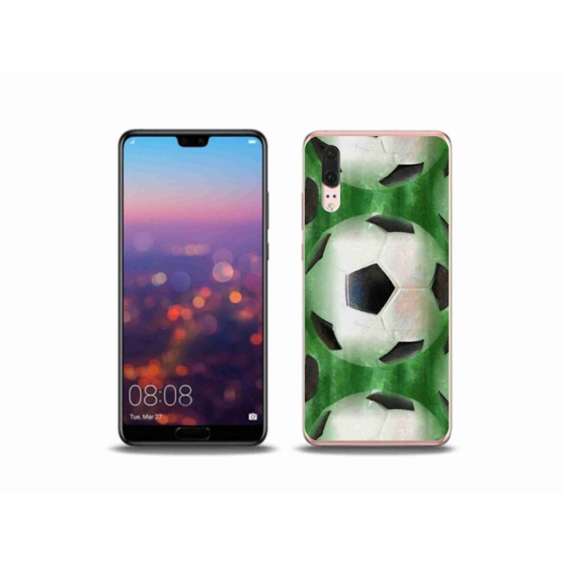 Gelový kryt mmCase na mobil Huawei P20 - fotbalový míč