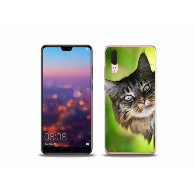 Gelový kryt mmCase na mobil Huawei P20 - kočka 3