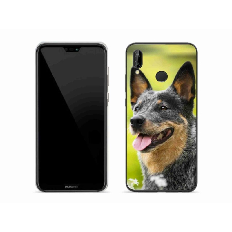 Gelový kryt mmCase na mobil Huawei P20 Lite - australský honácký pes