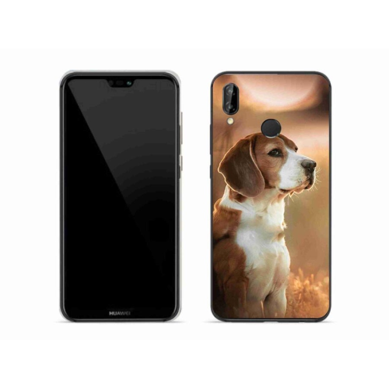 Gelový kryt mmCase na mobil Huawei P20 Lite - bígl