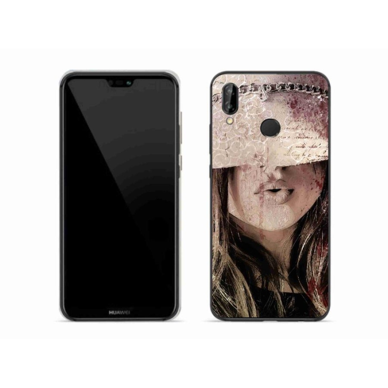 Gelový kryt mmCase na mobil Huawei P20 Lite - dívka