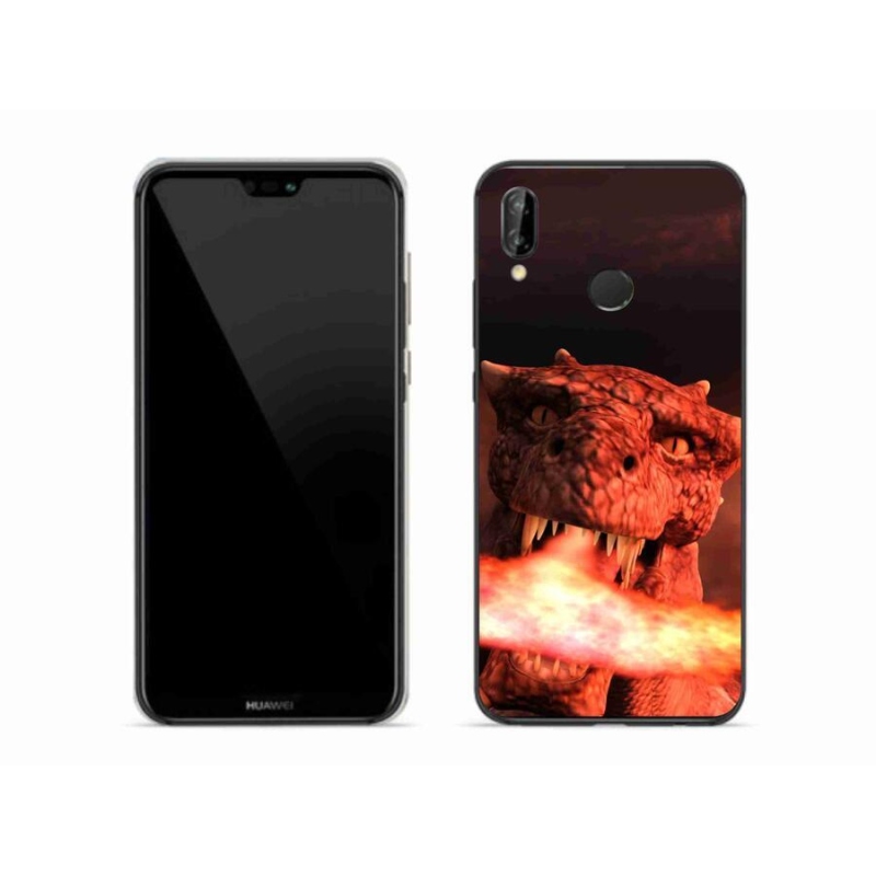 Gelový kryt mmCase na mobil Huawei P20 Lite - drak