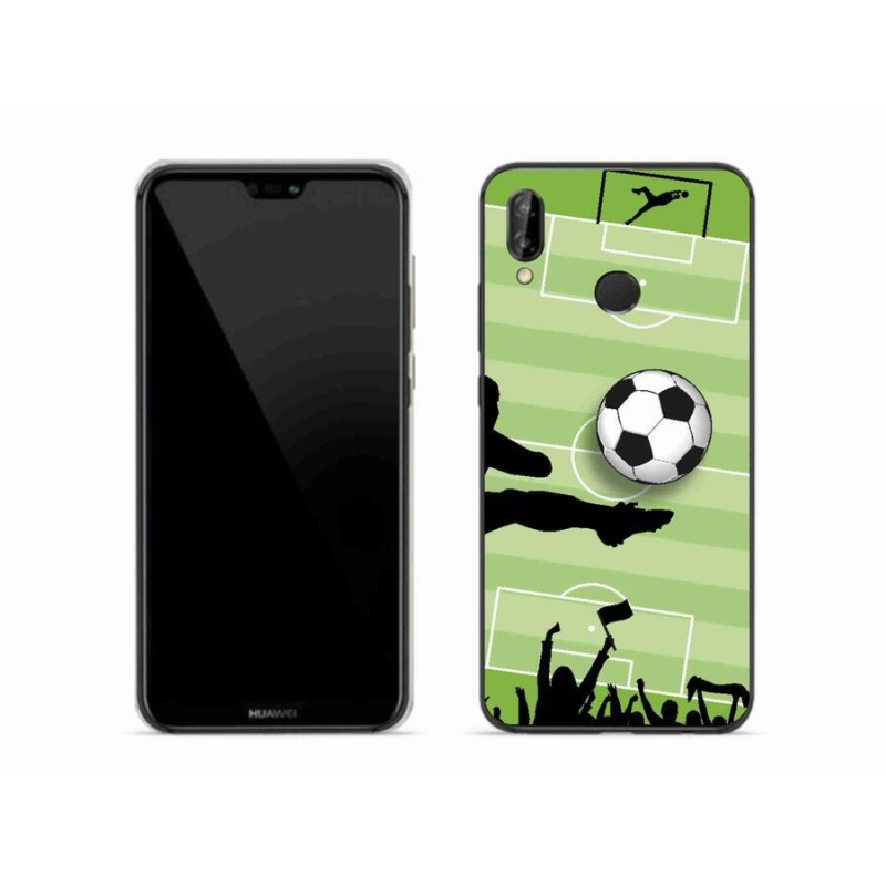 Gelový kryt mmCase na mobil Huawei P20 Lite - fotbal 3