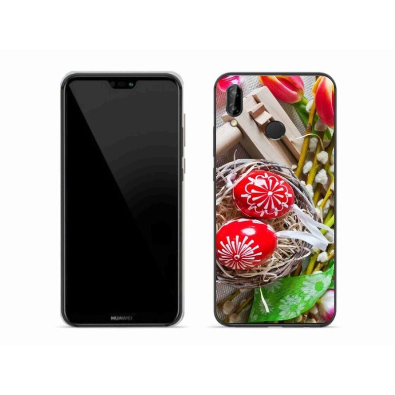 Gelový kryt mmCase na mobil Huawei P20 Lite - kraslice