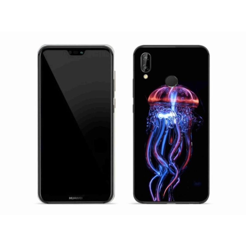 Gelový kryt mmCase na mobil Huawei P20 Lite - medúza