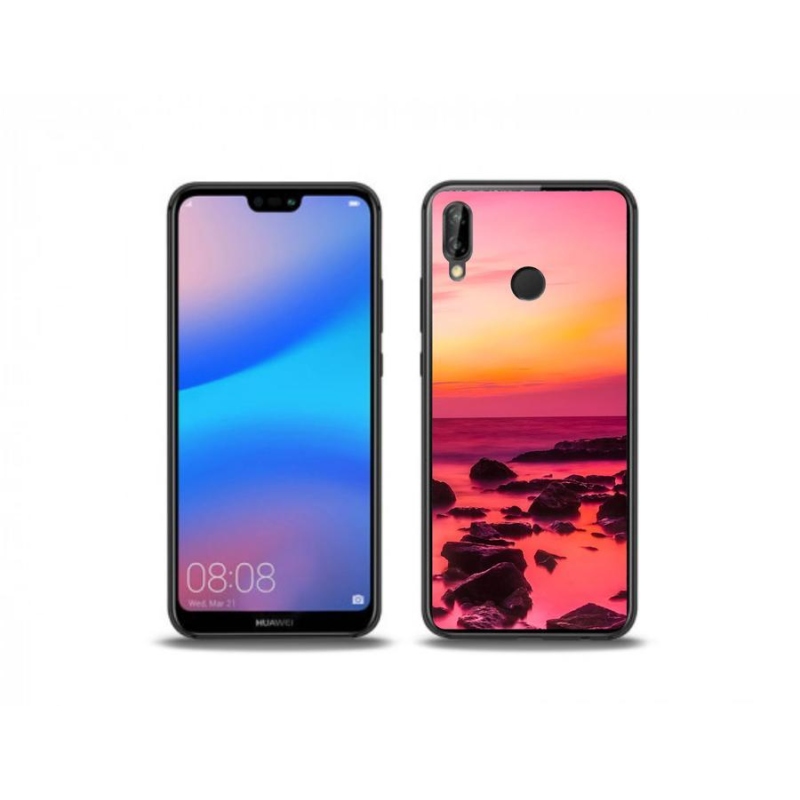 Gelový kryt mmCase na mobil Huawei P20 Lite - moře a záře
