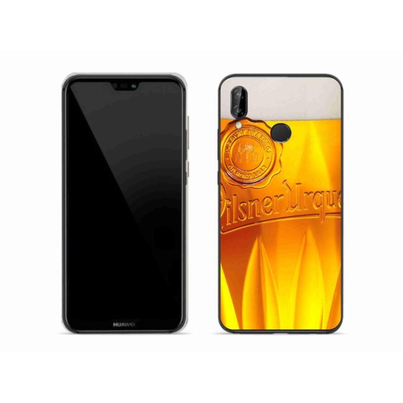 Gelový kryt mmCase na mobil Huawei P20 Lite - pivo