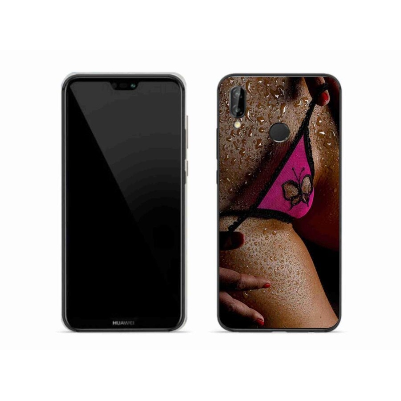 Gelový kryt mmCase na mobil Huawei P20 Lite - sexy žena