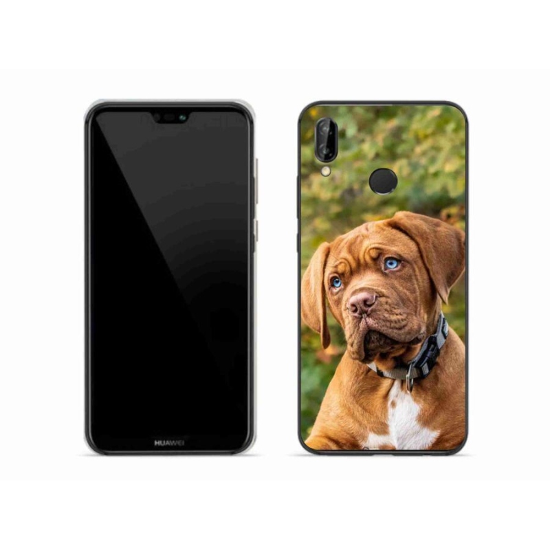 Gelový kryt mmCase na mobil Huawei P20 Lite - štěně