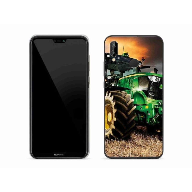 Gelový kryt mmCase na mobil Huawei P20 Lite - traktor