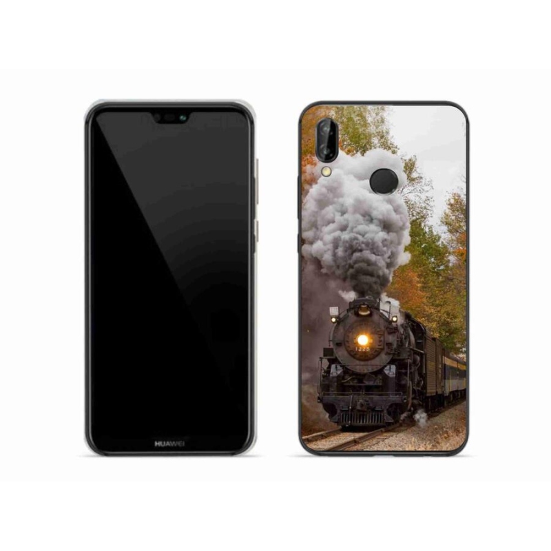 Gelový kryt mmCase na mobil Huawei P20 Lite - vlak 1