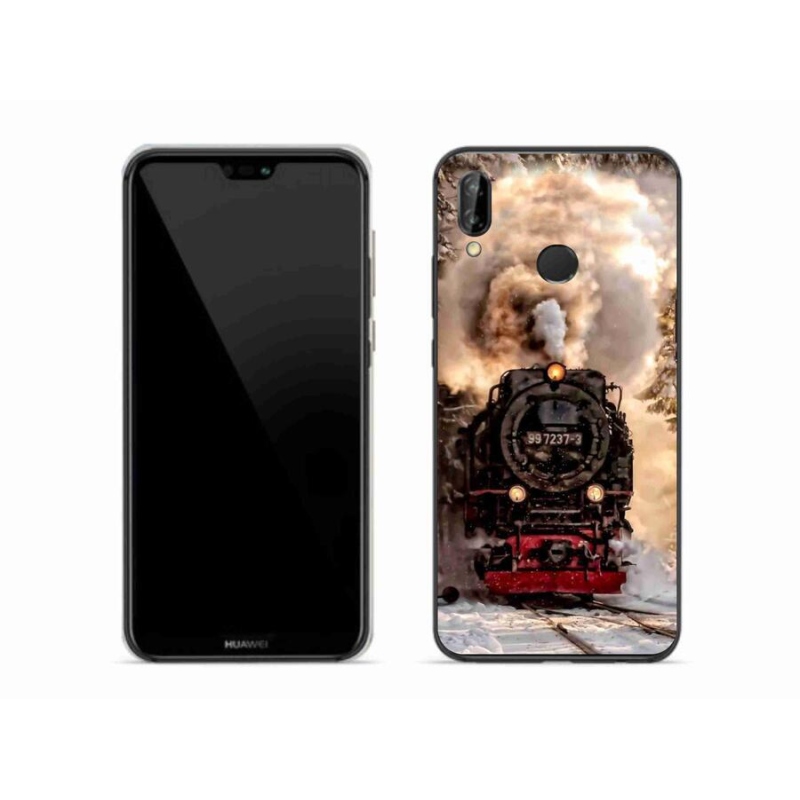 Gelový kryt mmCase na mobil Huawei P20 Lite - vlak