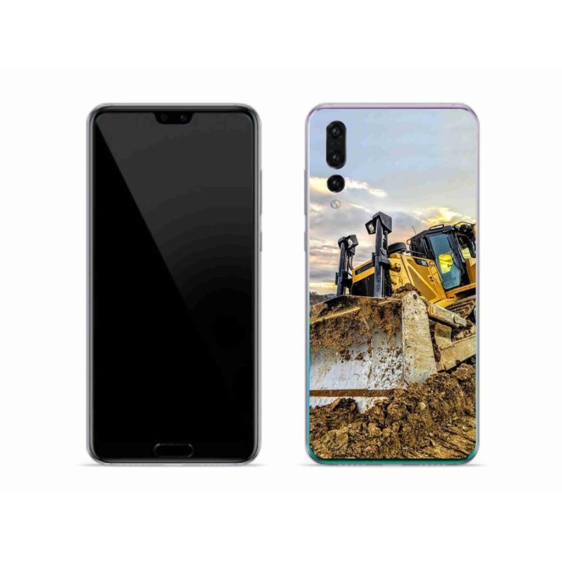 Gelový kryt mmCase na mobil Huawei P20 Pro - bagr