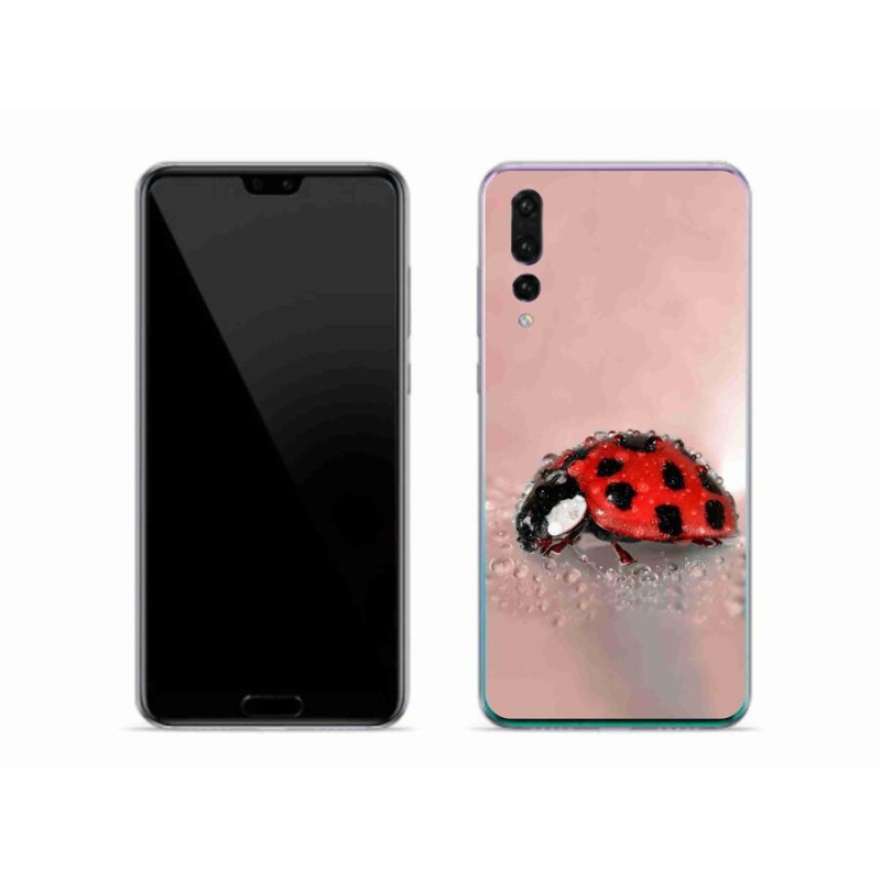 Gelový kryt mmCase na mobil Huawei P20 Pro - beruška