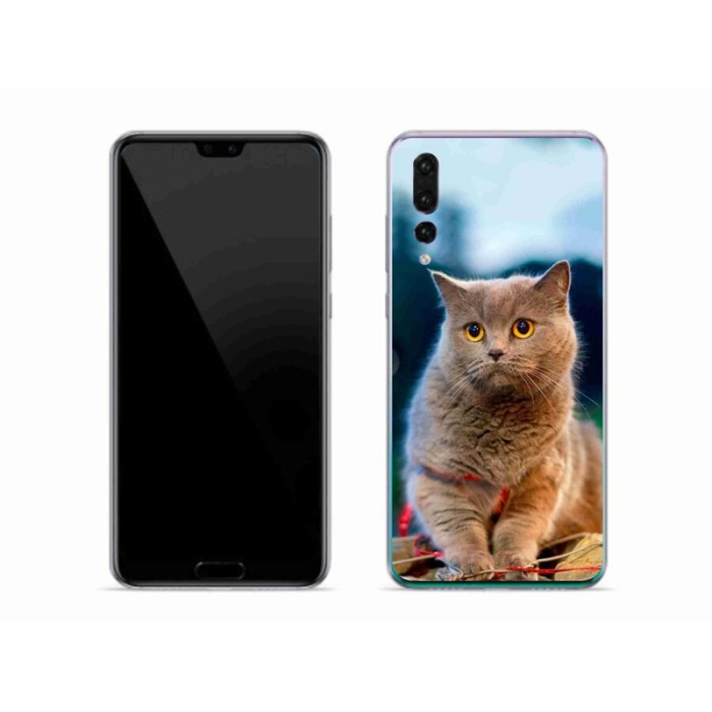Gelový kryt mmCase na mobil Huawei P20 Pro - britská modrá 2